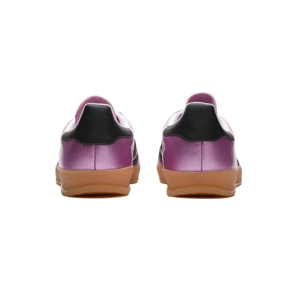 Adidas Gazelle Indoor Women's Size 5.5 Bliss Lilac Pink Black Shoes JS1406 NEW - Picture 4 of 6